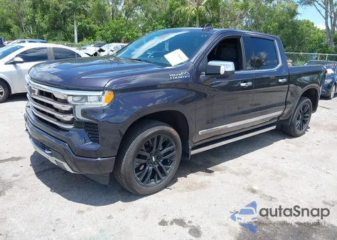 2022 Chevrolet Silverado 1500 4Wd Short Bed High Country из США, поврежденный, VIN 2GCUDJED1N1513549